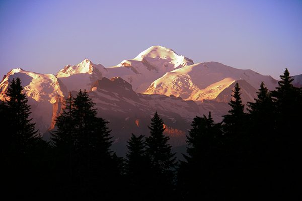 Sunrise over Mont Blanc from Les Gets June 2018 Up-Stix Nina Clare Photography